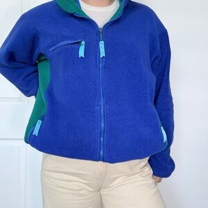 MEC Blue and Teal Fleece Jacket